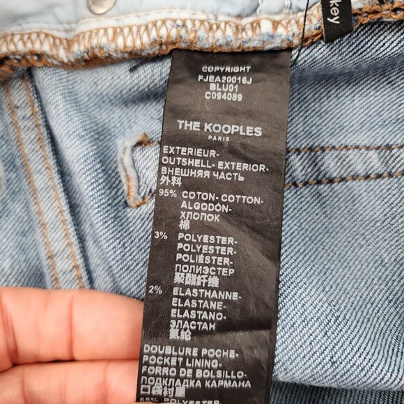 THE KOOPLES Lizy Skinny High Rise Button Fly Jeans - Picture 5 of 5